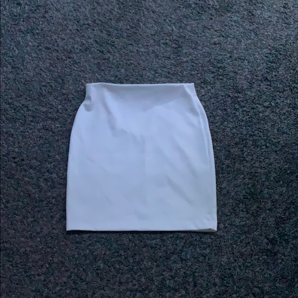White skirt